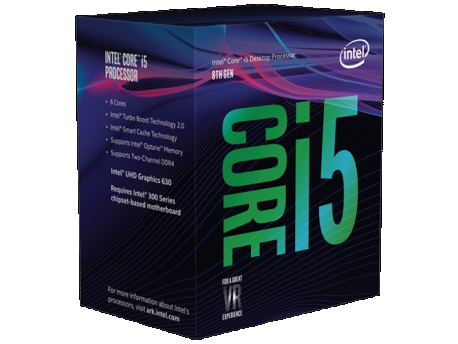 Intel Core i5-8400 2.8GHz (4.0GHz) Intel® 1151 (8. gen.), Intel® Core™ i5, 6, 6