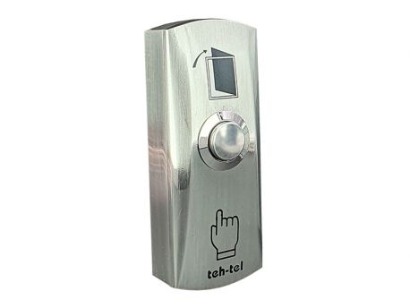 TEH-TEL Metalni taster za otvaranje vrata - sjajni