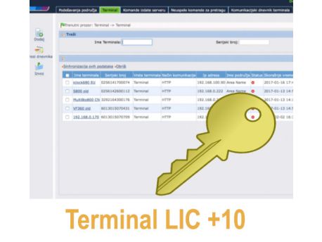 Evidencija Radnog Vremena ZKTime Terminal Licenca V1.0 10Lic