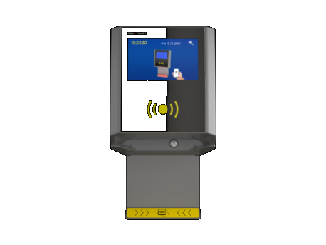 Cominfo REA::TICKET+ Advanced Multifunction Ticketing Terminal for Leisure Application and Access Control.