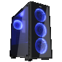 MS INDUSTRIAL Kućište DARK SHADOW Midi Tower, Micro-ATX, Mini-ITX, ATX, - slika 1