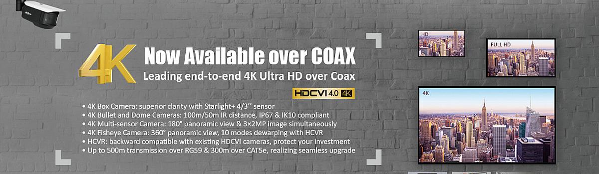 Dahua 4K over COAX